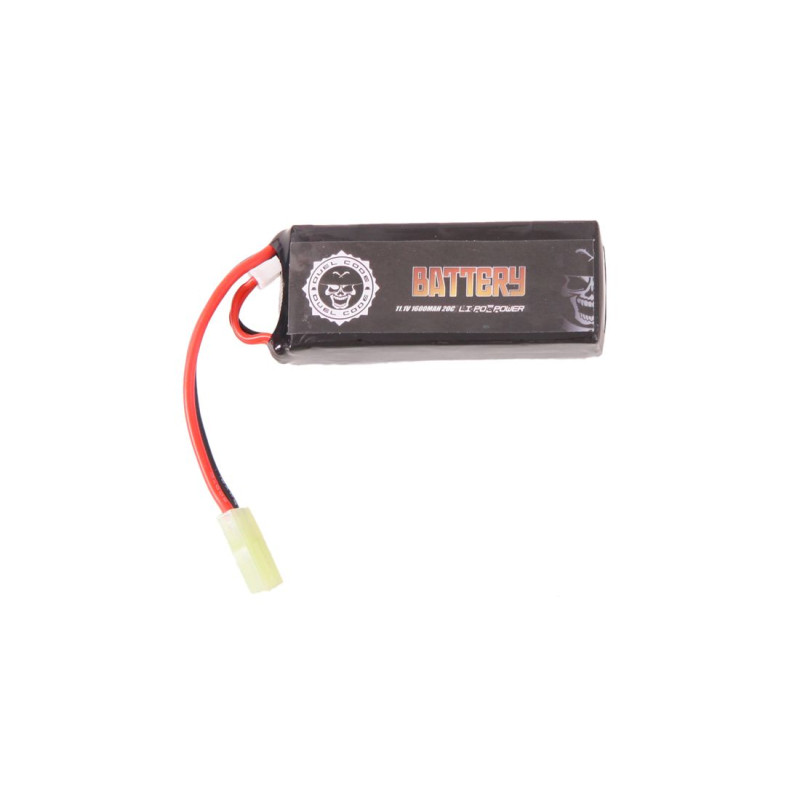 BATTERIE LIPO 11.1V 1600MAH 20C DUEL CODE