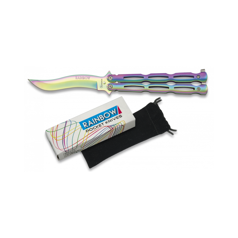 Regenbogen Fächerblatt 10 CM