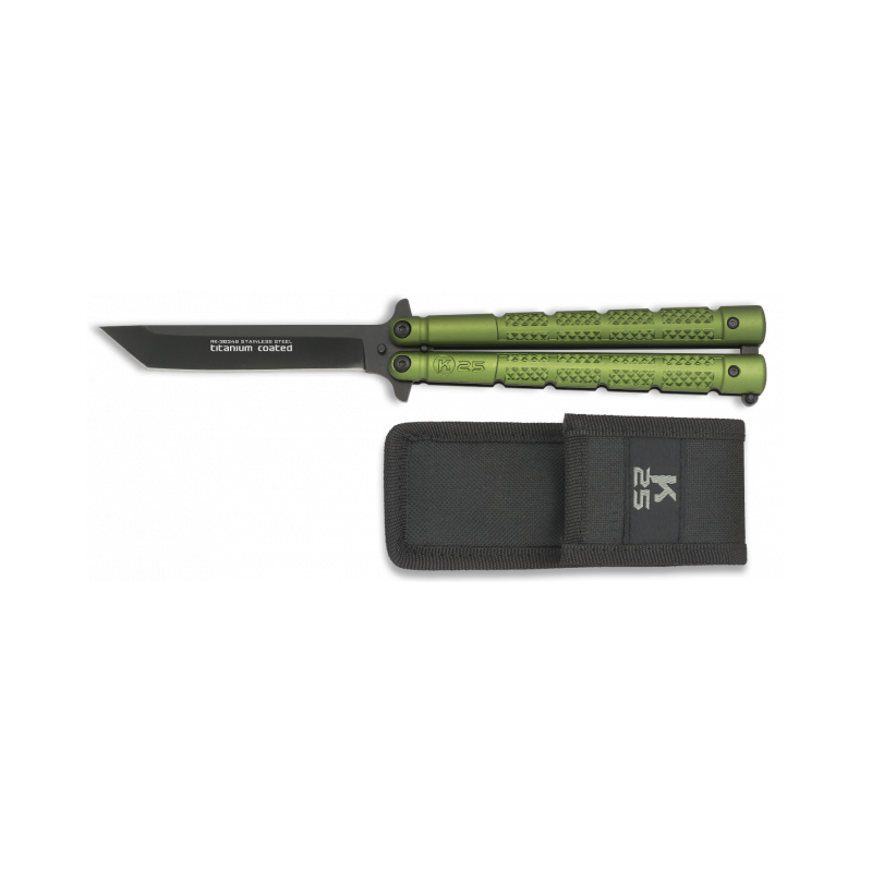 Ventaglio K25 rivestimento verde titanio. H10