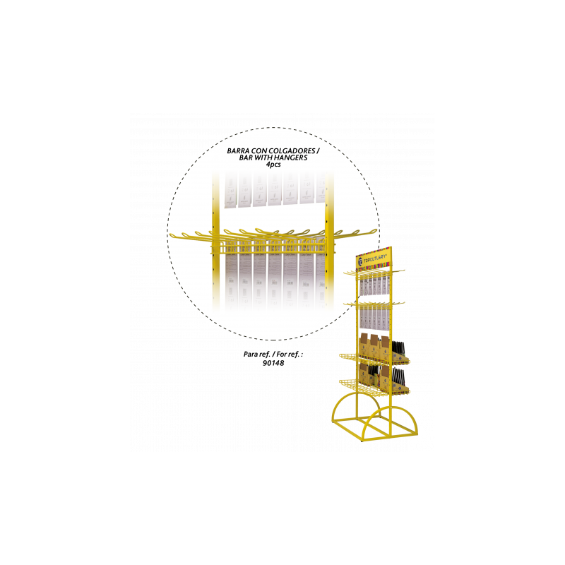 Bar with hangers 90148 (4pcs)