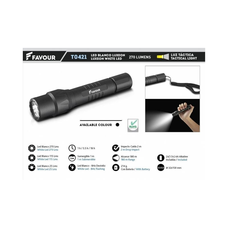 Tactical Light FAVOUR 270 LM