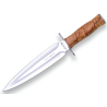 CUCHILLO DE REMATE JOKER COLMILLO CON PUÑO EN MADE