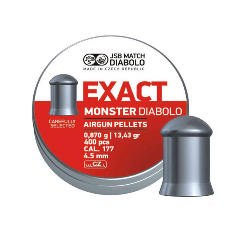COMETA EXACT MONSTER DIABOLO JSB PELLETS FOR AIRGUNS4.52MM