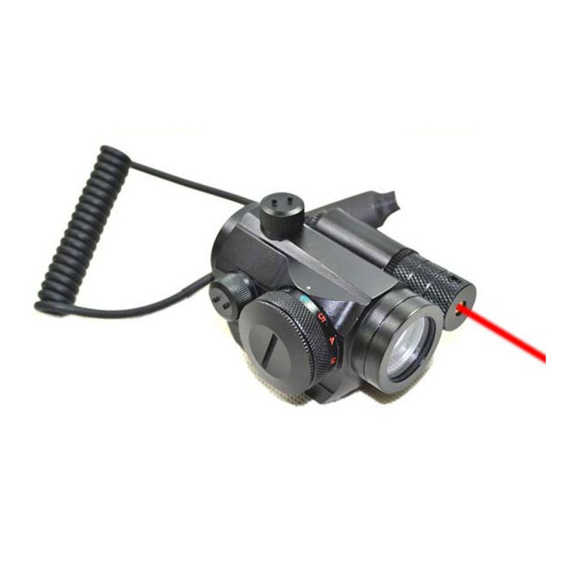 1X25 MINI RED DOT & DELTA TACTICS ROTER LASER