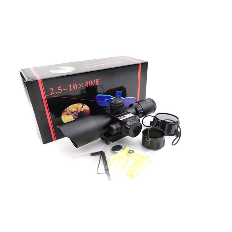 LUNETTE OG 2.5-10X40E ET CODE DE DUEL LASER ROUGE