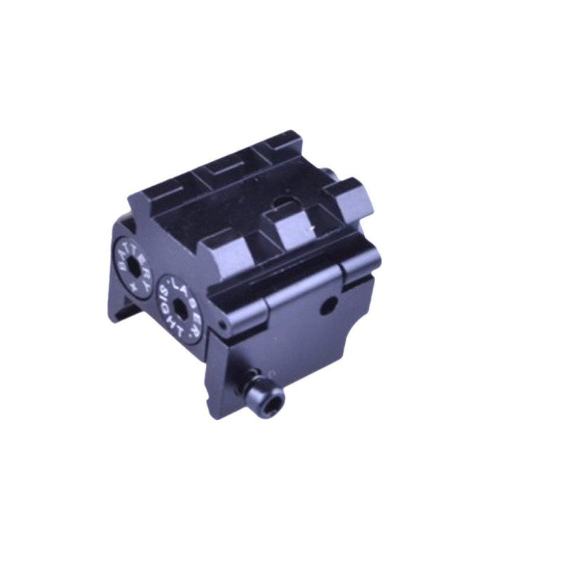 LASER ROSSO CON BINARIO PICATINNY DELTA TACTICS