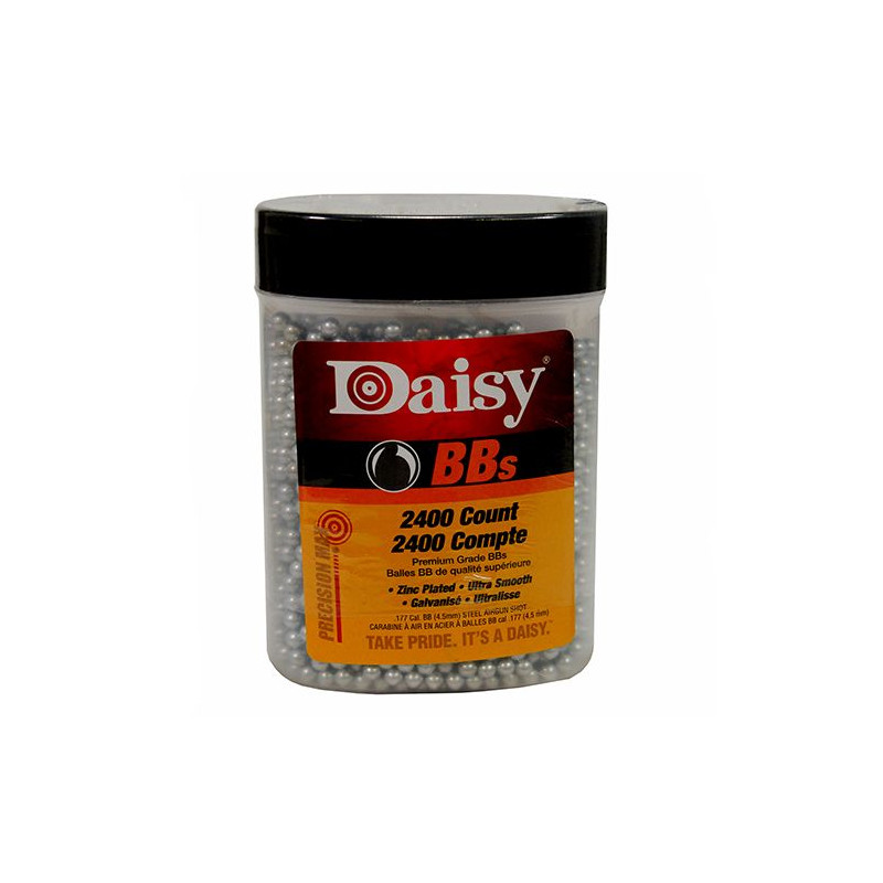 BBS STAHL DAISY MUNITION 2400 STÜCK KANISTER. CAL.4.5MM FÜR DRUCKLUFT