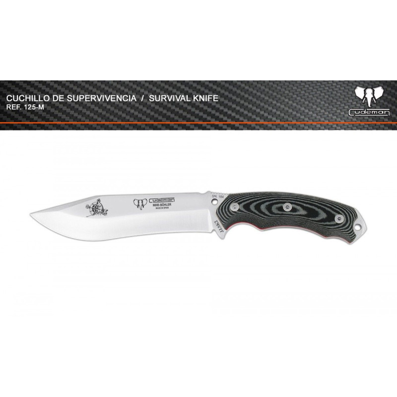 125-M JJSK2 Tactical Survival Knife Single Kit Cudeman