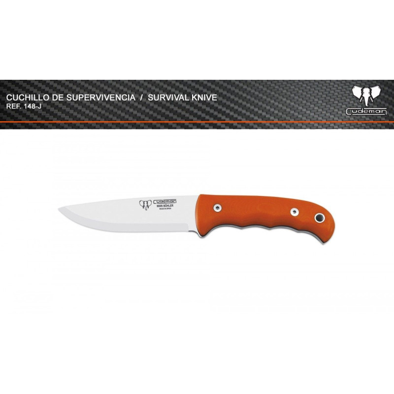 Faca de Sobrevivência Tática 148-J Bushcraft Böhler Cudeman