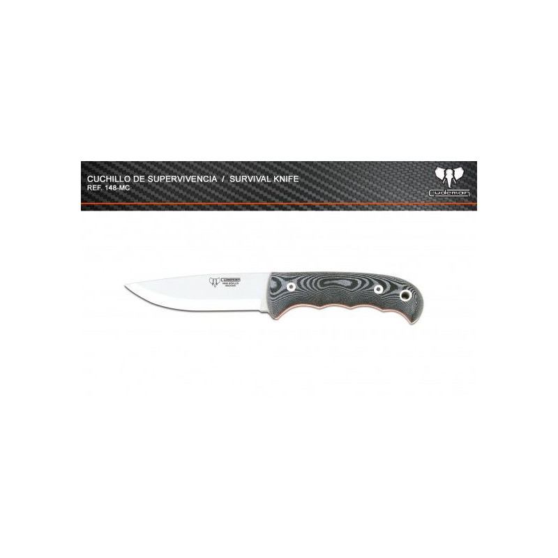 Taktisches Überlebensmesser 148-MC Bushcraft Komplettset Böhler Cudeman