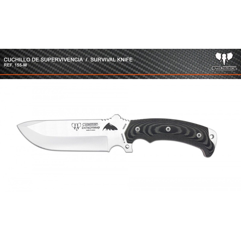 Coltello tattico da sopravvivenza 155-M Motoseghe Kit singolo Cudeman