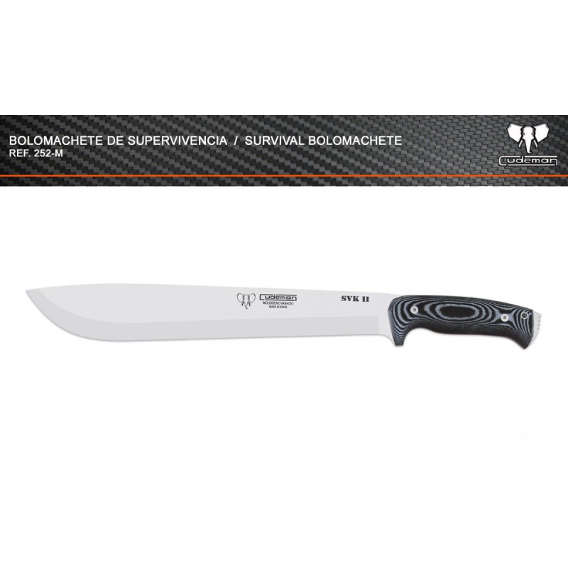 Cuchillo bolomachete de supervivencia 252-M SVK2 Cudeman