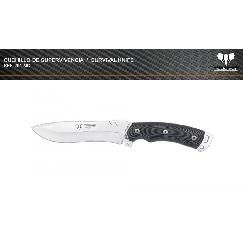 Taktisches Überlebensmesser 291-MC Green Beret Cadet Komplettset Cudeman