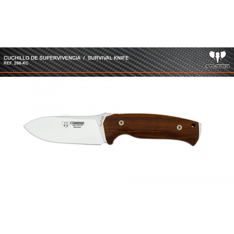 Couteau de survie tactique 298-KC FAB I Böhler Kit complet Cudeman