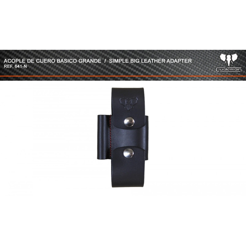 Large basic leather coupling reference 641-N Cudeman