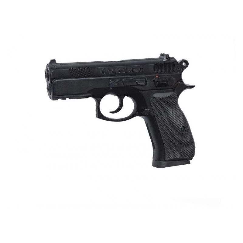 Pistola CZ 75D Compact Negra - 6 mm Co2 airsoft
