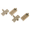 SET ADAPTADORES MONTURAS RAIL TAN PARA CASCO FAST