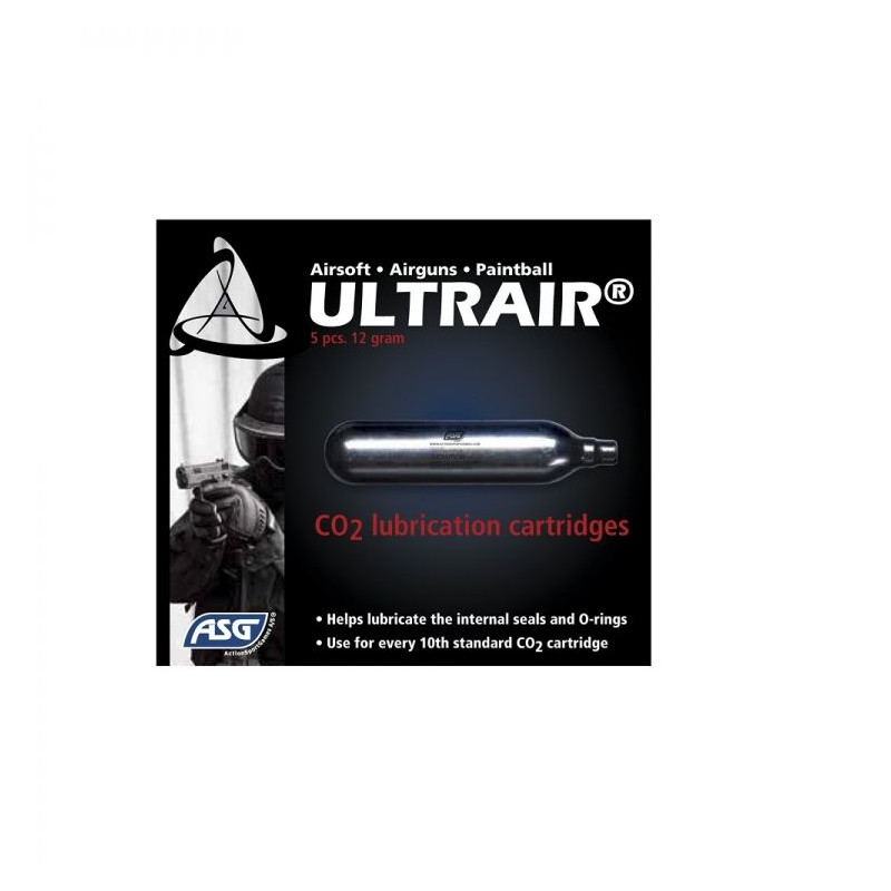Ultrair ASG Cápsula de Limpeza -Co2 12 g pack 5 Unidades
