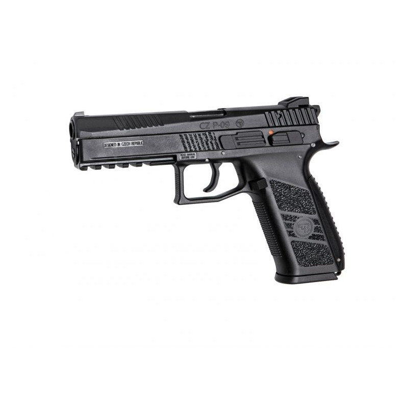 Pistol CZ P-09 Black includes case - 6 mm GBB Co2 airsoft