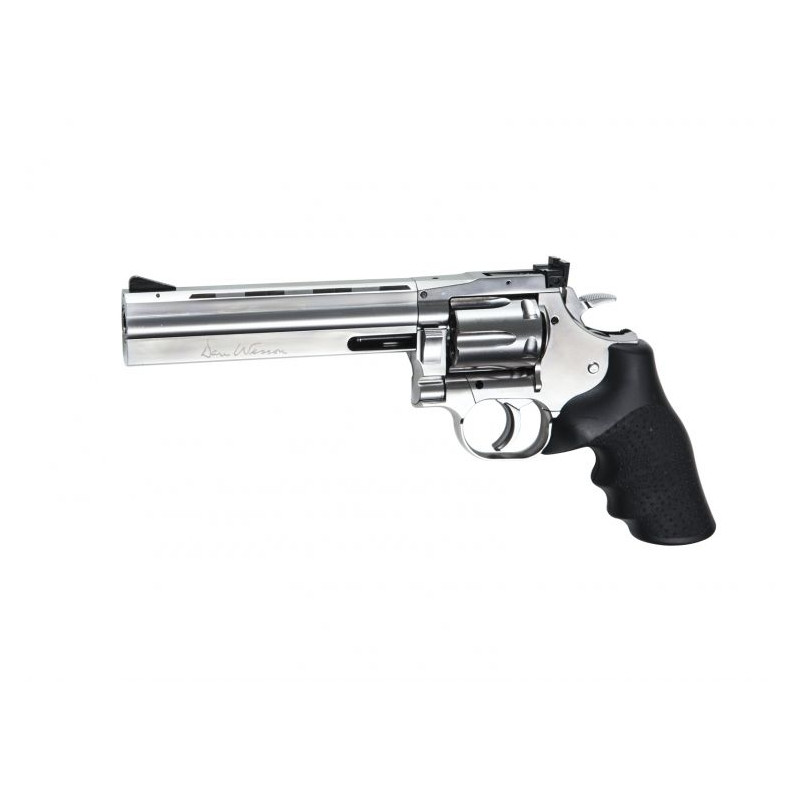 Revolver Dan Wesson 715 6 Silber, Low Power - 6mm Co2 Airsoft