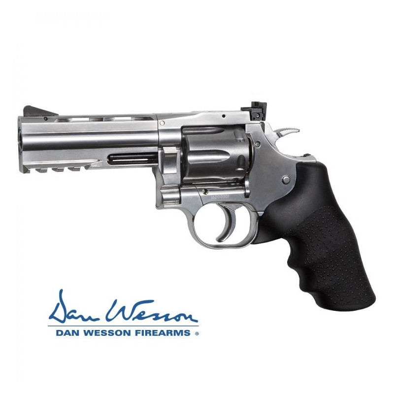 Dan Wesson 715 Revolver, 4 Silber - 4,5 mm Co2 Pellets