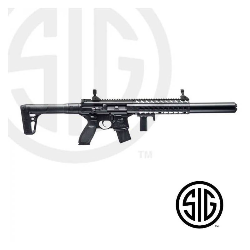 MCX ASP Black Co2 Sig Sauer Submetralhadora - 4.5MM Pellets