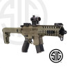 Subfusil Sig Sauer MPX ASP FDE + Red Dot Co2 - 4,5