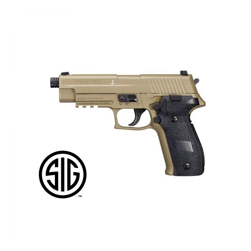 Sig Sauer P226 FDE CO2 gun - 45 mm pellets Bbs Steel