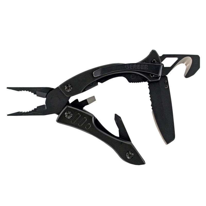 Navaja Gerber multi herramienta Crucial Black Multi-Tool Butterfly Opening Multi-Tool