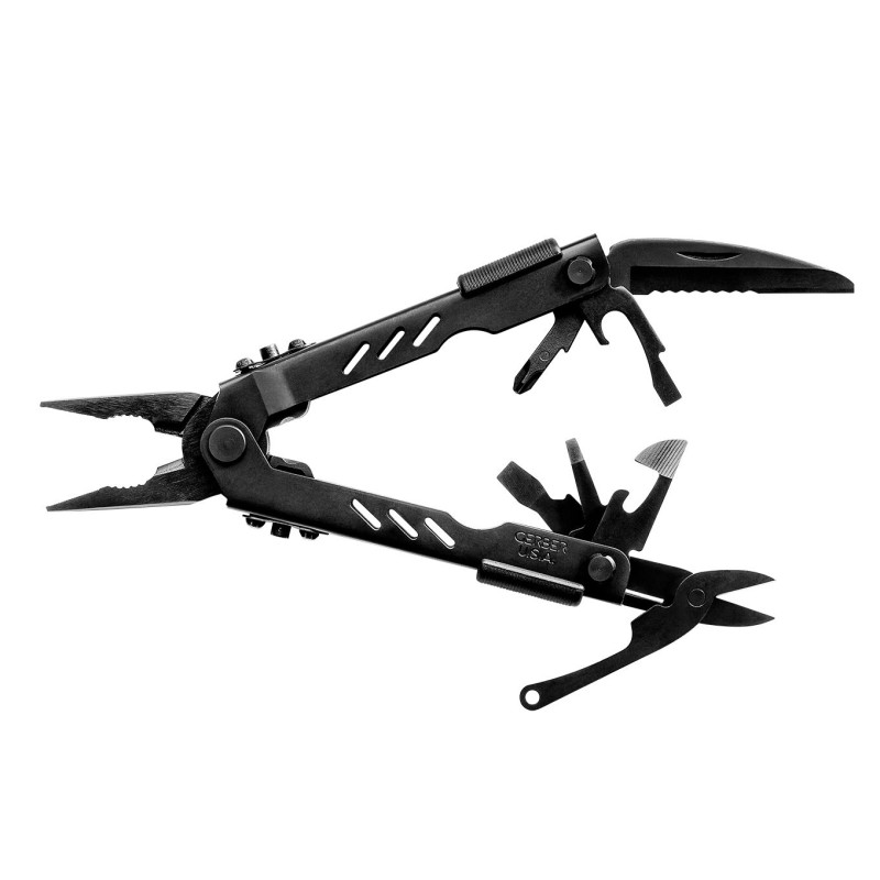 Outil multifonction sport compact GERBER Knife - Multi-Plier 400, noir, fourreau Outil multifonction à ouverture d’une seule mai