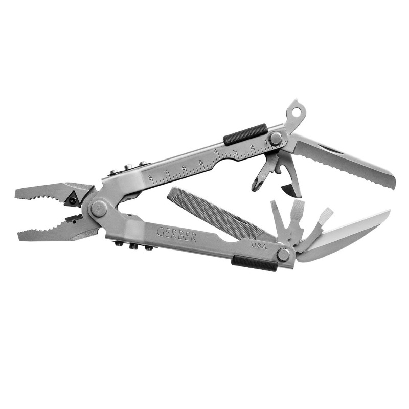 Couteau GERBER multifonction Multi-Plier 600 - Outil multifonction à ouverture d’une main en acier inoxydable Bluntnose