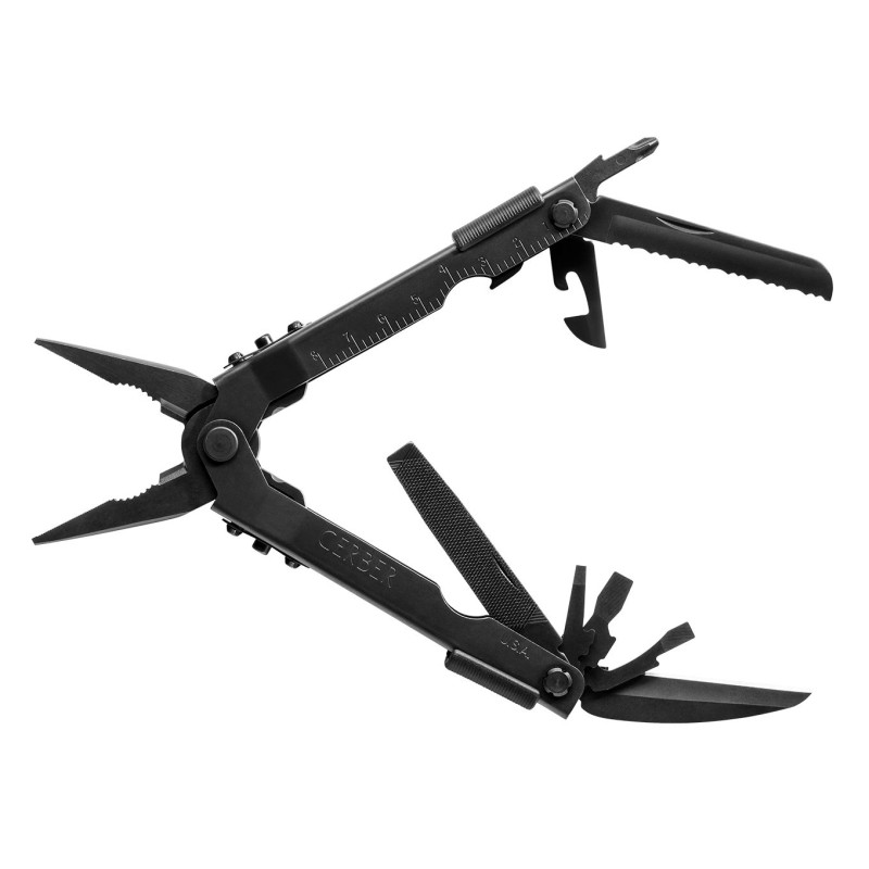 Multi-Plier 600 Basic Multi-Tool GERBER Knife - Needlenose Black Multi-Tool con apertura con una sola mano