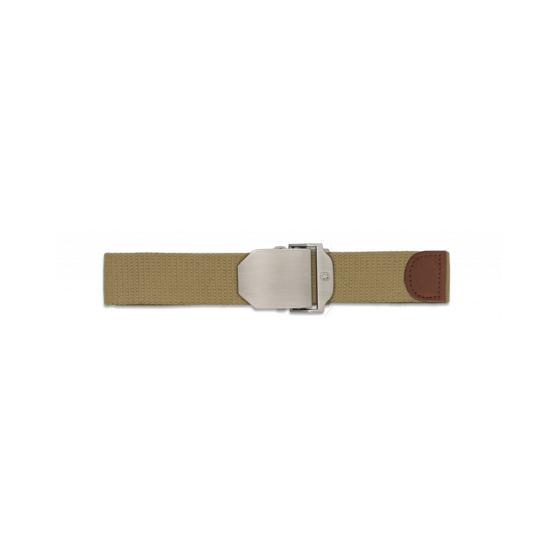 Boucle en métal ceinture beige