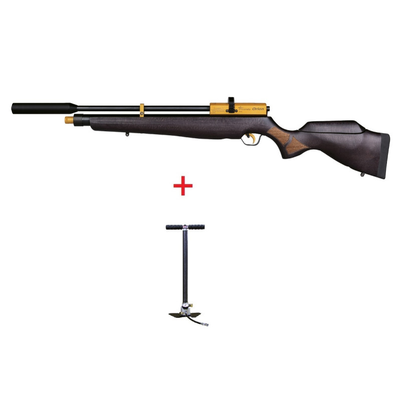 PACK CARABINA COMETA ORION GOLD LONG PCP 4,5MM + BOMBA