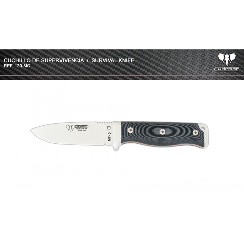 Coltello da sopravvivenza 120-MC mod. MT-5 (Böhler) (kit completo) Cudeman