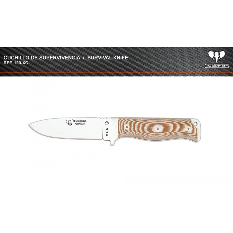 120-XC Mod MT-5 (Böhler) (Kit Completo) Cudeman Survival knife