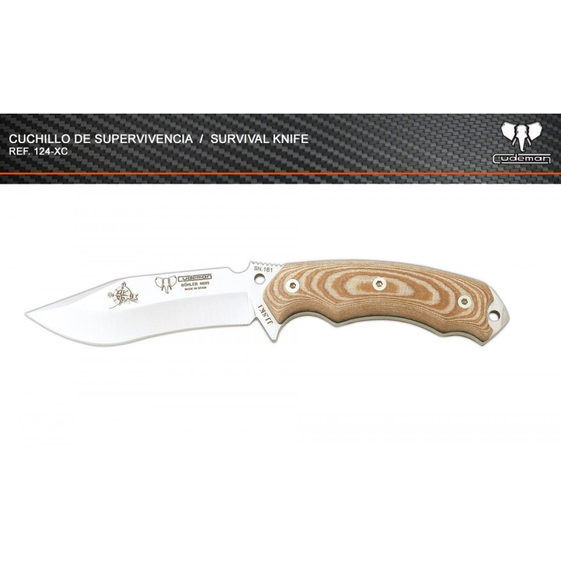 124-XC Mod JJSK1 (Kit Completo) (Böhler) Cudeman Survival knife