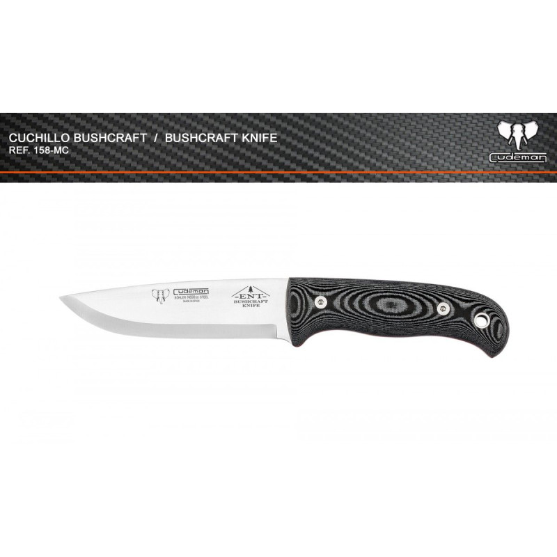 158-MC Mod ENT BUSHCRAFT (Kit Completo) Cudeman Survival knife