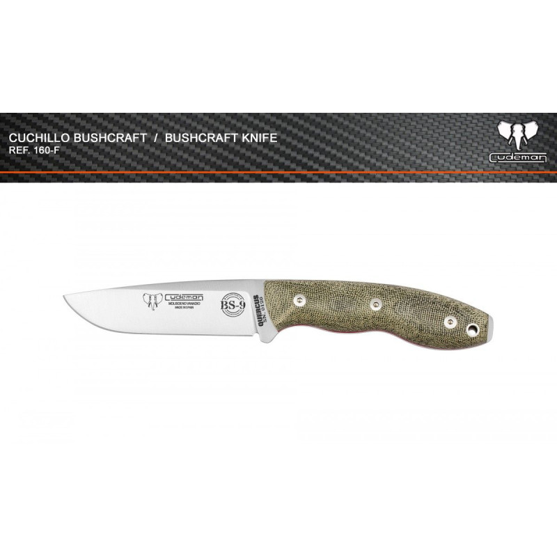 Bushcraft 160-F Faca Mod. BS9 QUERCUS Cudeman