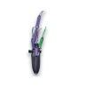 JUEGO 3 PIEZAS CUCHILLO LANZADOR JKR DE 1 SOLO FIL