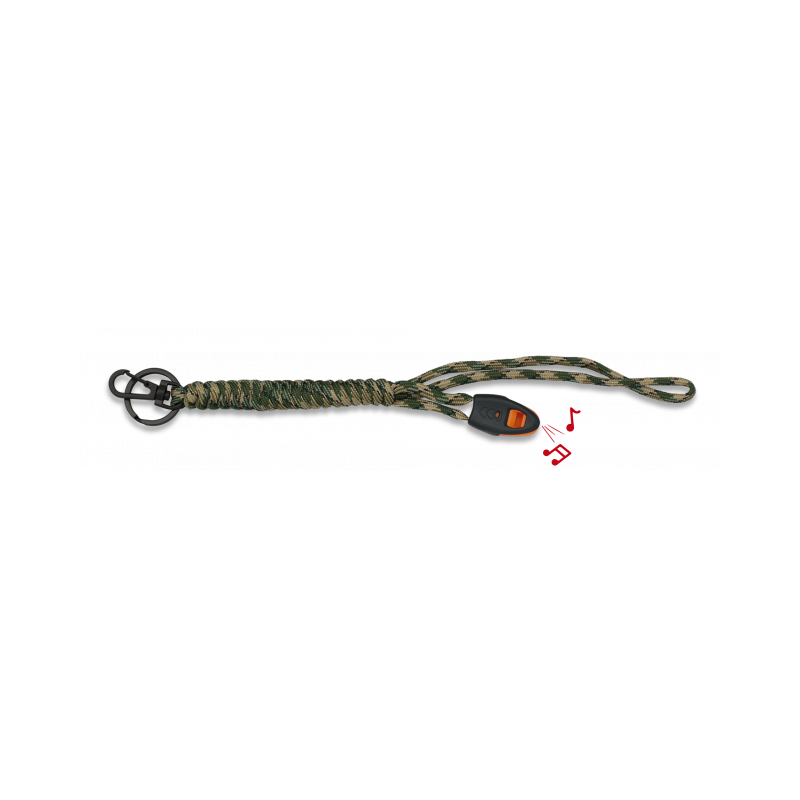 Chaveiro Paracord com apito BARBARIC CP