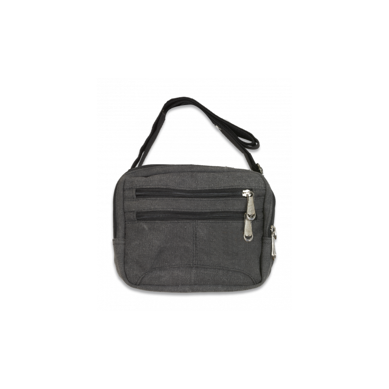 Sac en toile barbare. Gris (23x18x11 cm