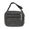 Bolso Barbaric canvas. Gris (23x18x11 cm