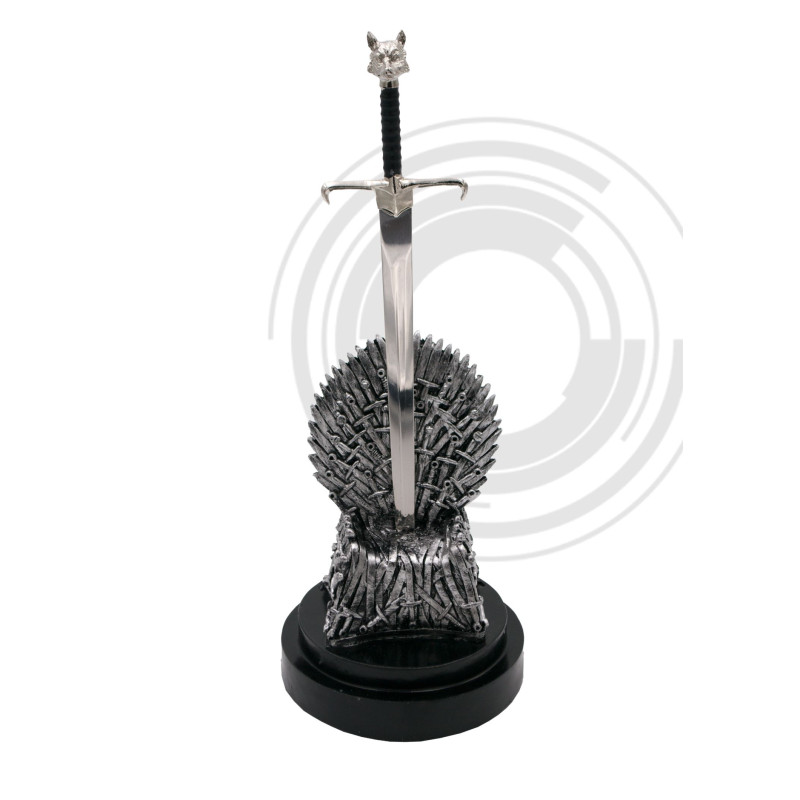 Figurine Trône de Fer avec ouvre-cartes Griffe d’épée | Réplique