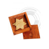 Estrella Sheriff oro con caja de madera 8101 Denix