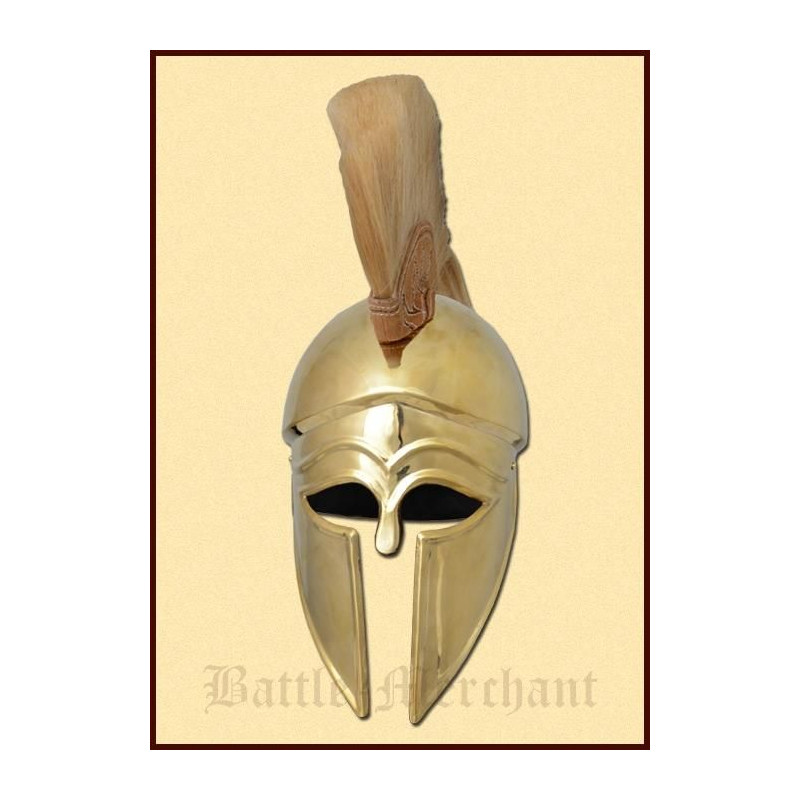 1716605829 Corinthian brass helmet with crest