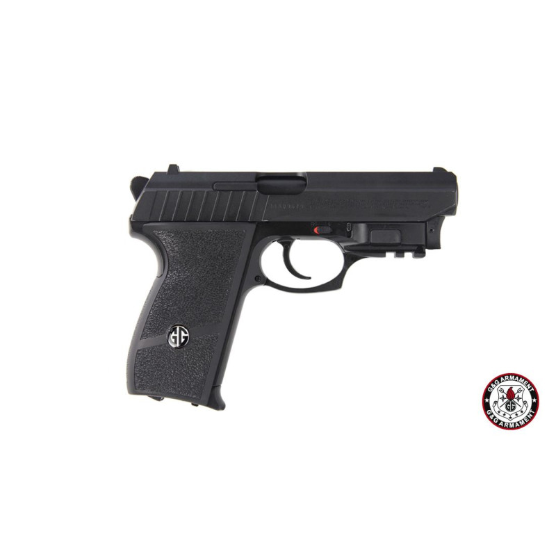 G&G GS-801 BK (WITH LASER) AIRSOFT CO2 PISTOL