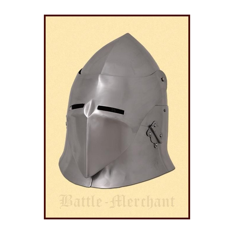1716630100 Casco medieval con visera