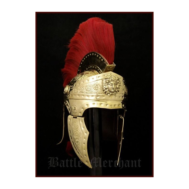 1716621000 Casco ceremonial de la guardia pretoriana romana, latón