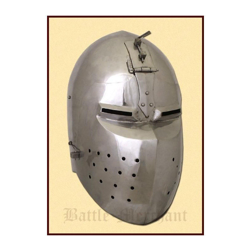 1723090200 Helmet with folding visor, 2 mm steel